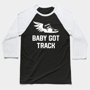 Baby Got Track Funny Track And Field Baseball T-Shirt